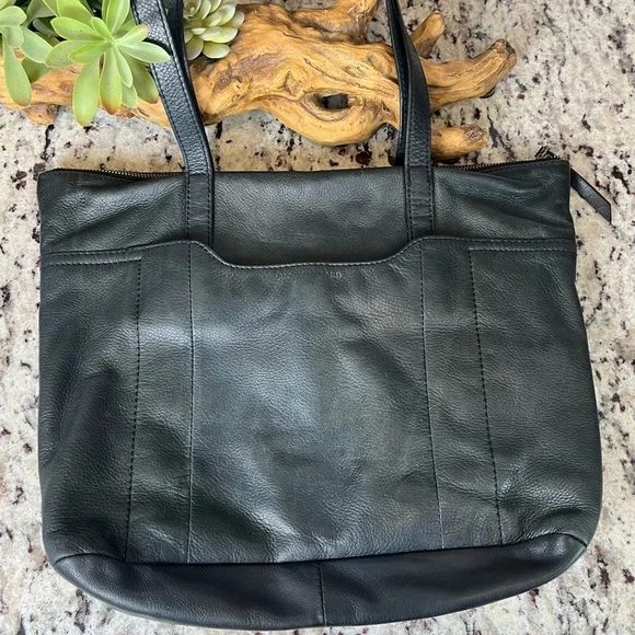 Lucky Brand Leather Tote Bag - Picture 8 of 13